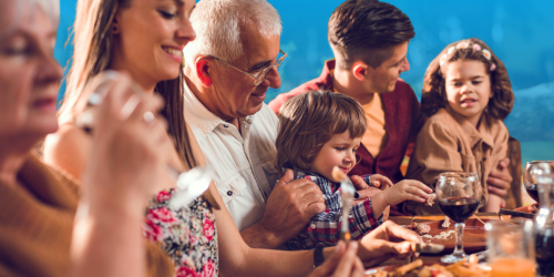 Happy family enjoying Sumo Energy Rewards